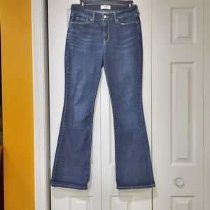 Denizen from Levi's Womens 8 Midrise Bootcut Blue Flare Jeans Denim Casual